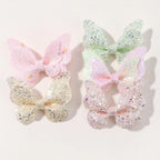 Sequined Butterfly Hair Clips – Cute Decorative Bows for Toddler Hairstyles