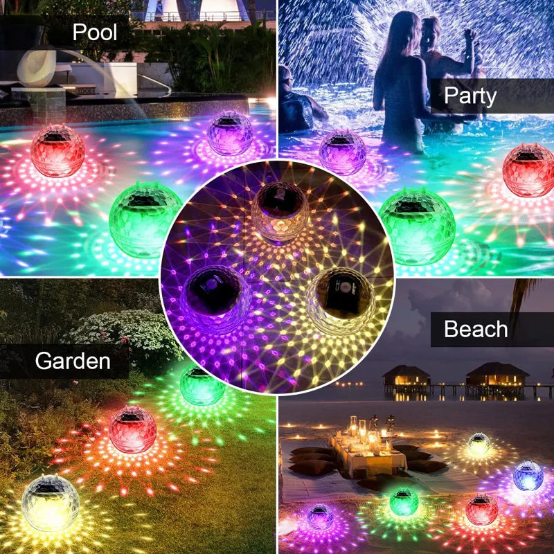 Solar Floating Pool Lights – Waterproof Color Changing LED Ball for Pond Decor