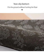 Irregular Letter Floor Mat – Soft Anti-Slip Faux Cashmere Rug for Bedroom
