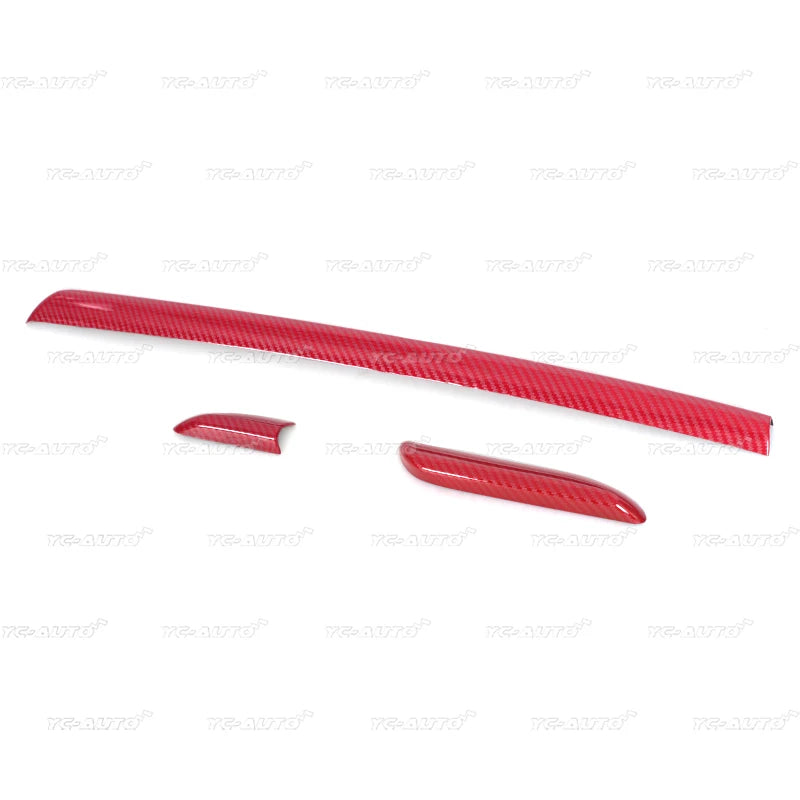 Carbon Fiber Console Trim – ABS Interior Door Panel Cover for Audi A3 S3 RS3