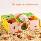 Felt Maze Hideout – Removable Tunnel Nest for Hamsters and Small Pets