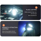 Rechargeable LED Camping Lantern – Foldable Work Light for Outdoor Emergency