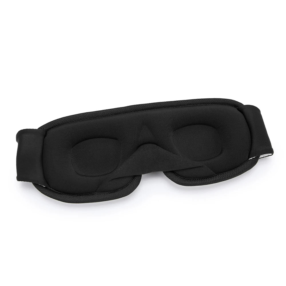 Soft 3D Contoured Eye Mask – Breathable Light Blocking for Travel Sleeping