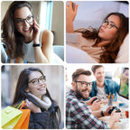 Square Blue Light Blocking Glasses – Anti-Glare Frames for Computer Gaming