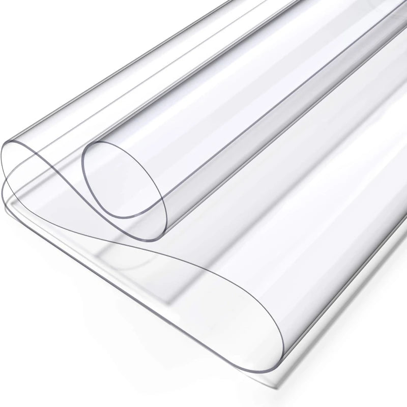 Clear PVC Desk Mat – Non-Slip Waterproof Table Protector for Office Writing