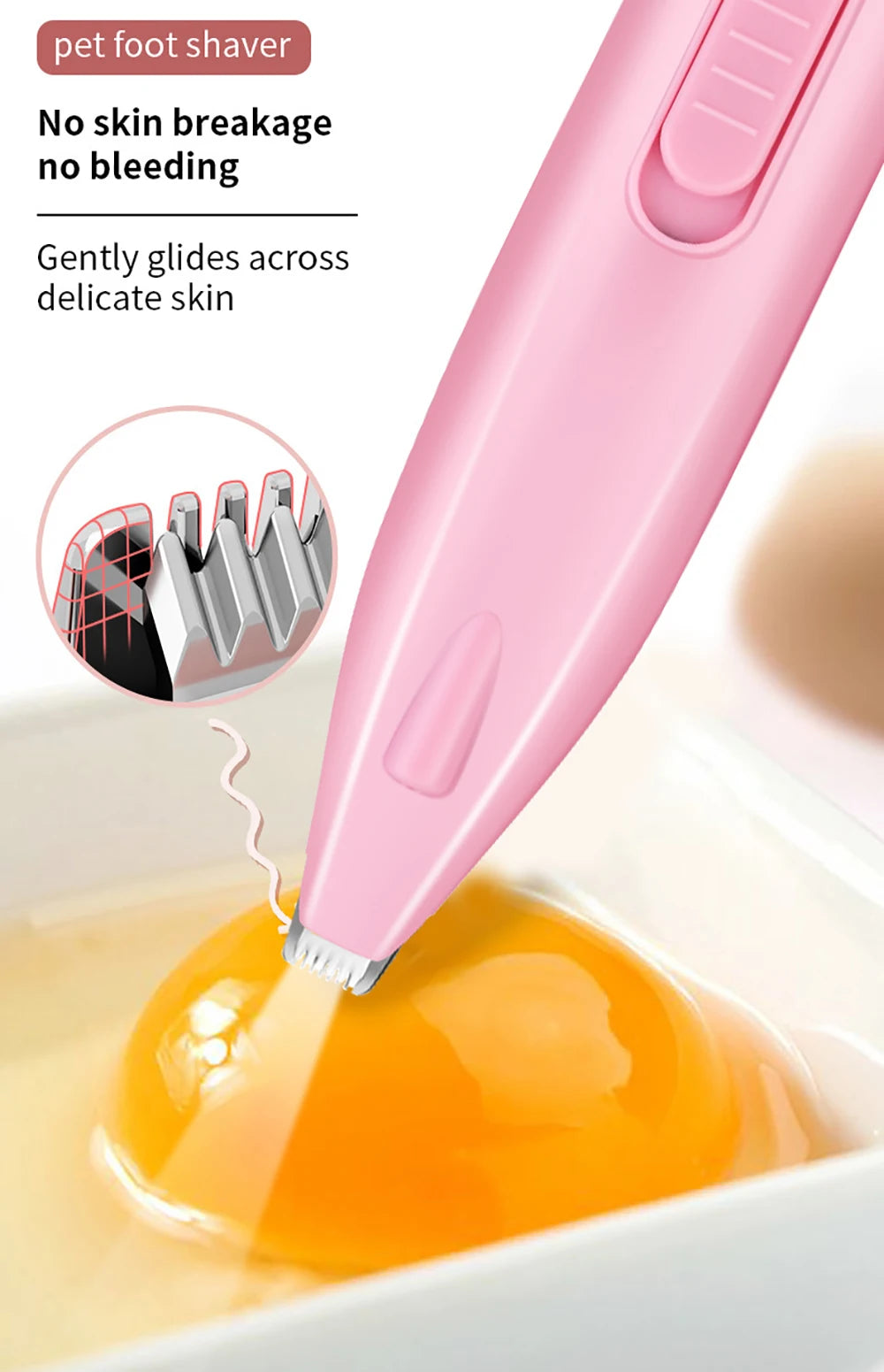 Electric Pet Hair Trimmer – Professional Grooming Tool for Dogs and Cats