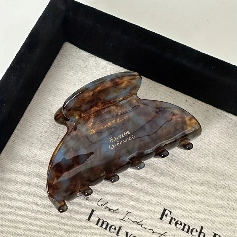 Medium Acetate Hair Claw – Elegant Shark Clip for Women Hair Styling