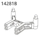 RC Car Spare Parts – Differential Shock and Tire Set for 1/14 Scale Models