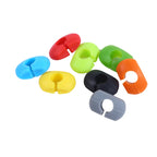 Silicone Wine Glass Marker Charms – Drink Labels for Party Bar Accessories