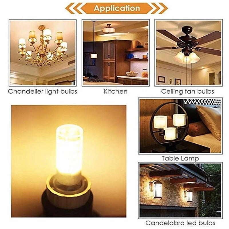 Dimmable G9 LED Corn Light – 9W Energy Saving Bulb for Chandelier Lighting