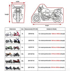 Universal Waterproof Motorcycle Cover – UV Protective Shield for Outdoor Storage