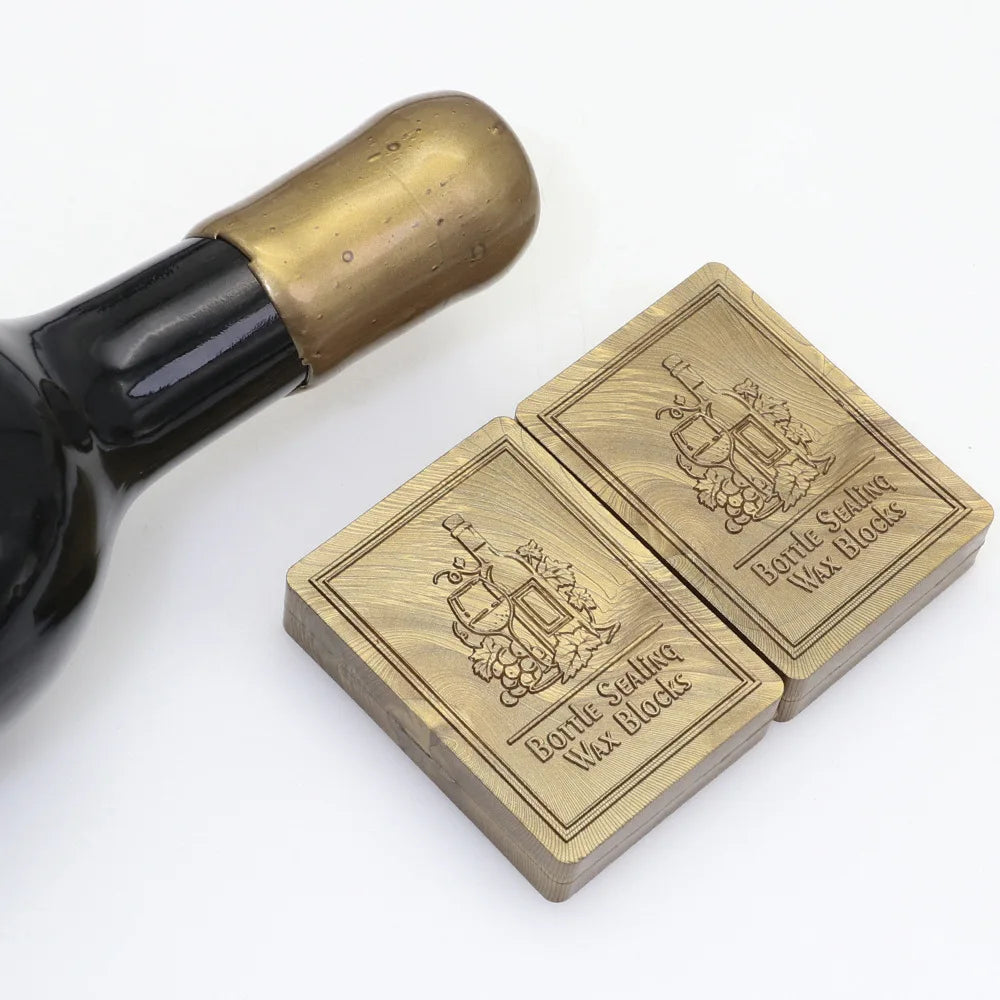 Red Wine Sealing Wax Block – Decorative Seal Stamp for Bottle Preservation