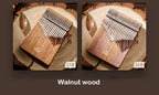 Hluru Wooden Kalimba – 21 Key Thumb Piano for Music Beginners and Education