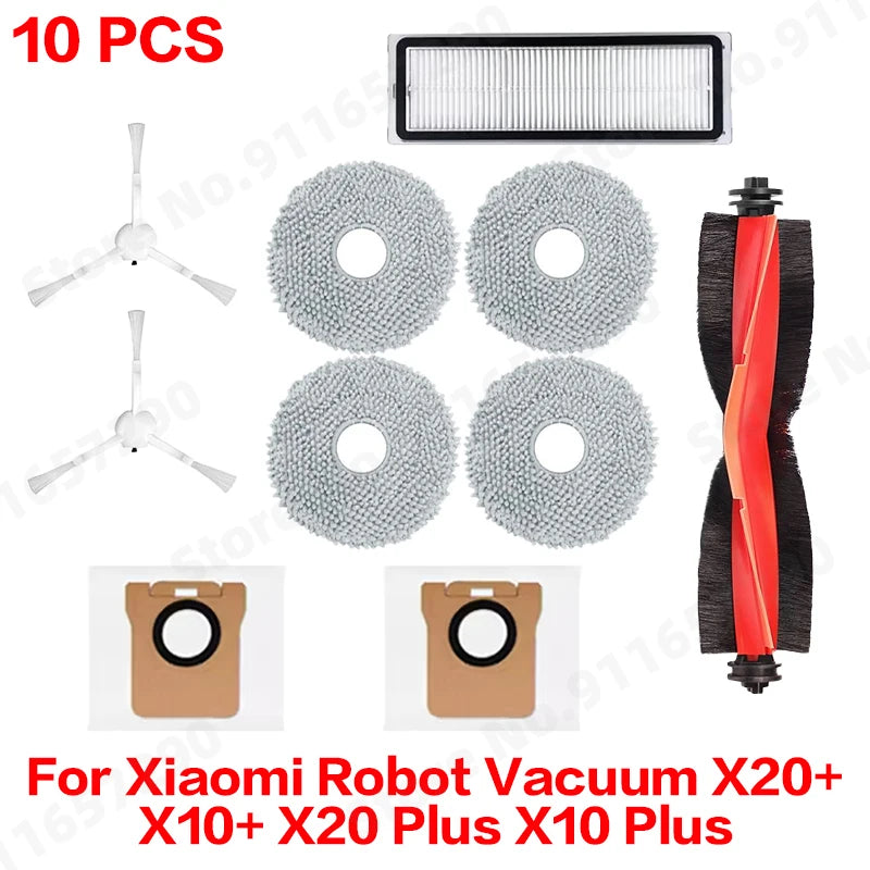 Vacuum Replacement Parts Kit – Dust Bags and Filters for Xiaomi Robot Vacuums
