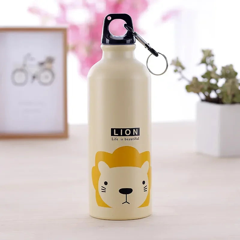 Insulated Stainless Steel Cartoon Mug – Kids Water Bottle for School Sports