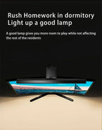 Dimmable LED Monitor Light Bar – Adjustable Desk Lamp for Reading and Study
