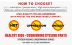Padded Cycling Underwear Shorts – 5D Gel Breathable Liner for MTB Road Bike