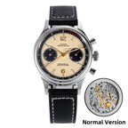 Sugess 1963 Mechanical Chronograph Watch – Sapphire Pilot Style for Men
