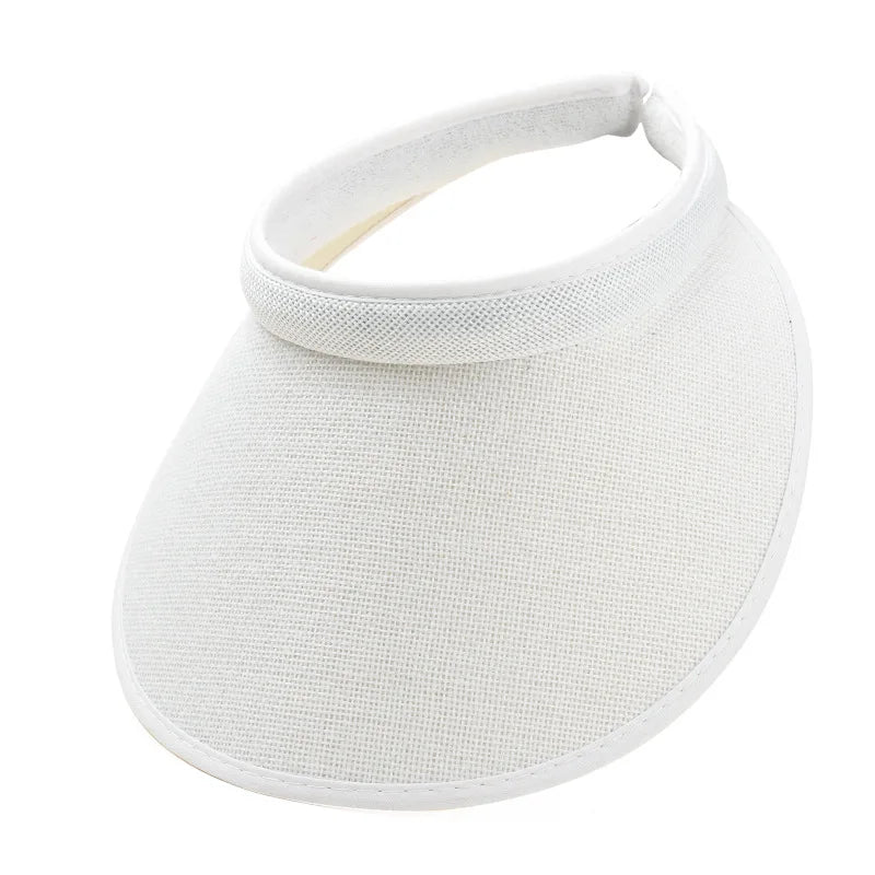 Wide Brim Sun Visor Hat – UV Protection for Outdoor Sports and Beach
