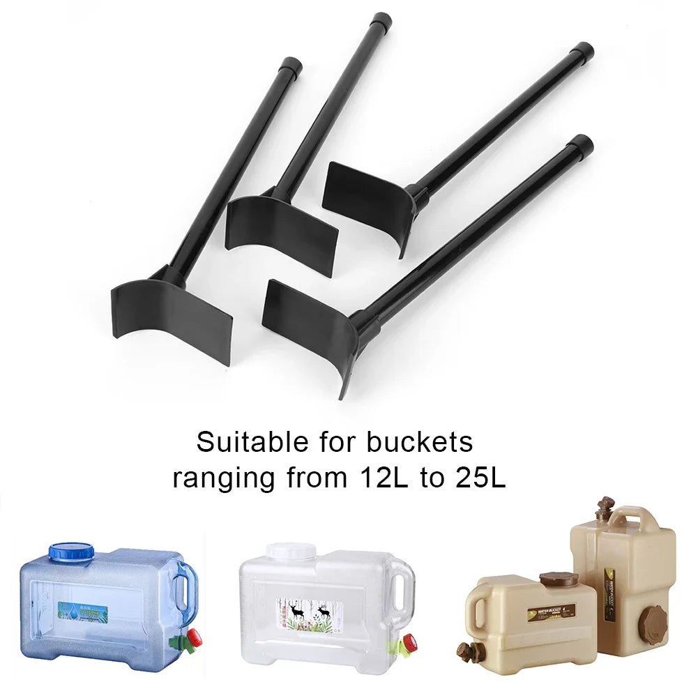 Folding Water Bucket Stand – Portable Metal Frame for Camping and Picnics