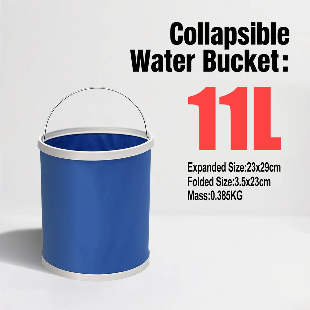 Collapsible Oxford Folding Bucket – Waterproof Portable Basin for Car Washing