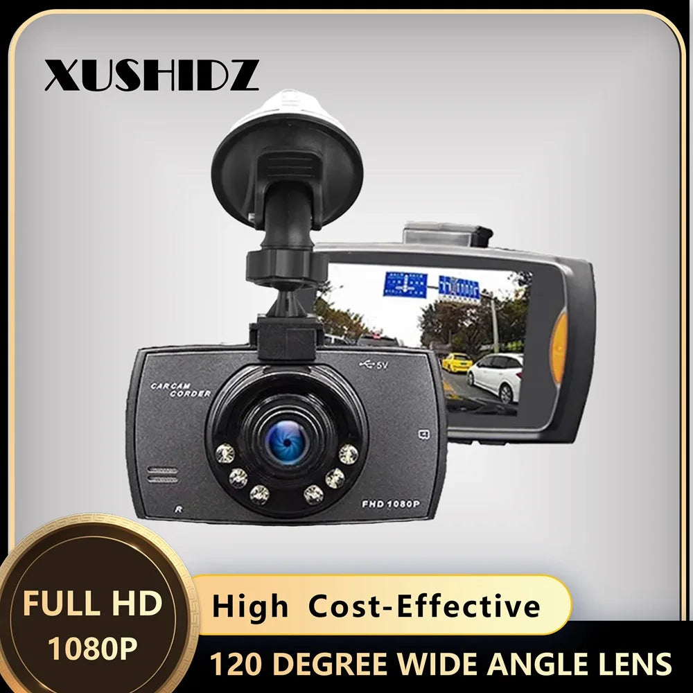 1080P Dash Camera – Night Vision Vehicle Recorder for Car Accident Security