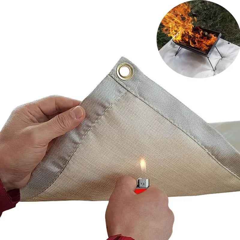 Fireproof Grill Mat – Heat Resistant Protective Pad for Outdoor BBQ Camping