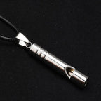 Titanium Emergency Whistle – Loud Keychain Tool for Outdoor Survival