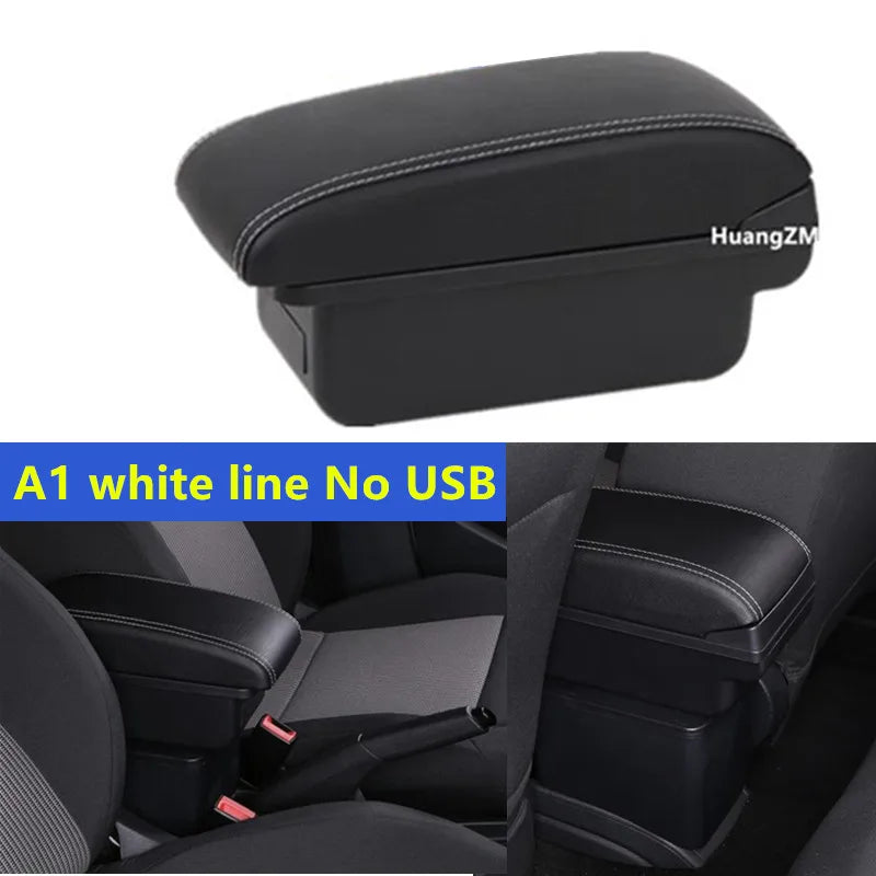 Center Console Armrest Box – Storage Organizer for Peugeot 208 and 2008