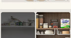 Iron Under Cabinet Hanging Baskets – Heavy Duty Storage for Kitchen Pantry
