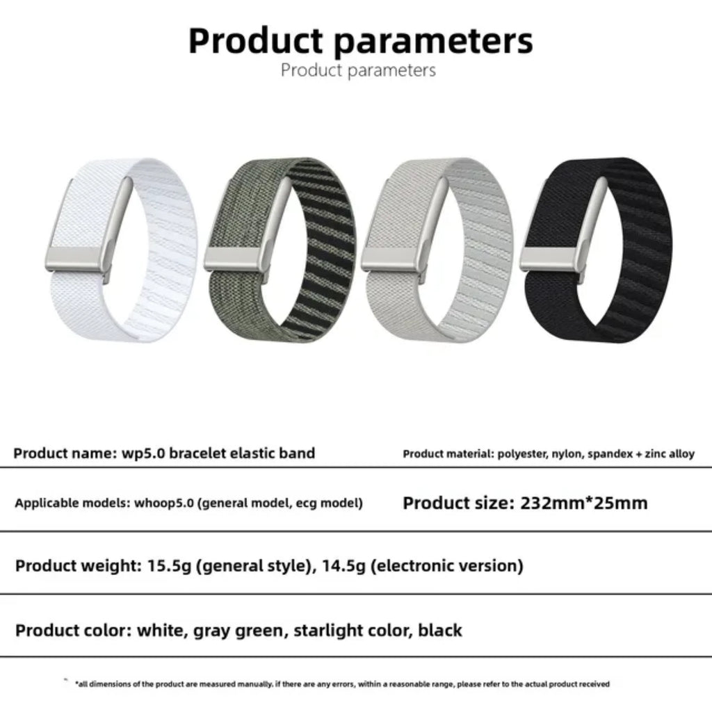 Soft Silicone Watch Bands – Replacement Straps for Whoop Fitness Trackers