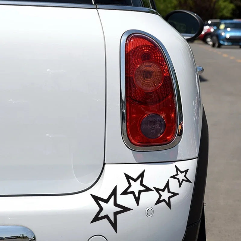 Star Vinyl Car Decal – 12x24cm Waterproof Sticker for Truck Bumper Window