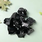 Raw Black Obsidian Crystal – Natural Reiki Stone for Energy Healing