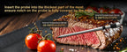 Wireless Meat Thermometer – Bluetooth Digital Probe for BBQ Smoker and Oven
