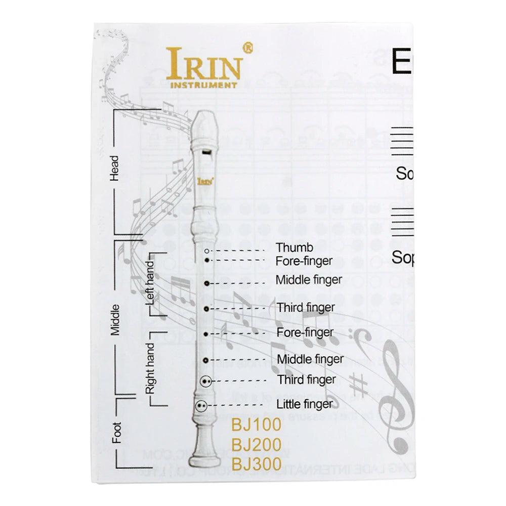 8-Hole Baroque Bass Recorder – Detachable Woodwind for Music Students