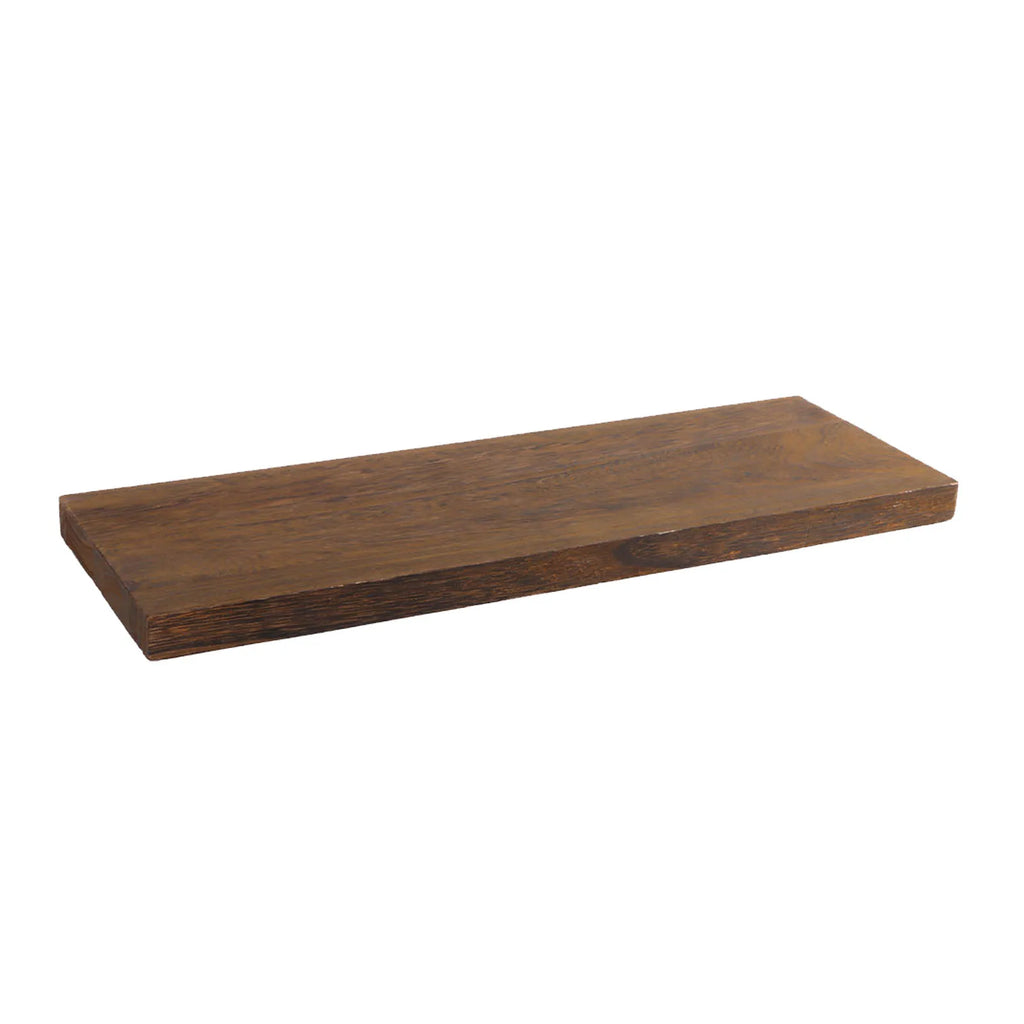 Wall Mounted Floating Wood Shelf – Single Layer Display for Home Decor