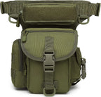 Nylon Drop Leg Bag – Tactical Waist Pack for Motorcycle Hiking Travel