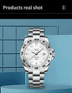Luxury Steel Quartz Watch – Waterproof Military Sport Accessory for Men
