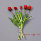 Artificial Tulip Bouquet – Real Touch Floral Decor for Wedding Home