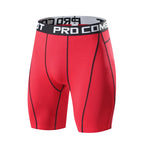 Men Compression Training Shorts – Elastic Gym Leggings for Bodybuilding Workout