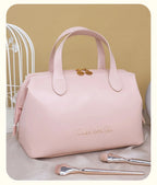 Large PU Travel Cosmetic Bag – Waterproof Toiletry Organizer for Makeup
