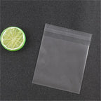 Matte Transparent Cellophane Bags – Self Sealing Pouches for Cookies and Jewelry