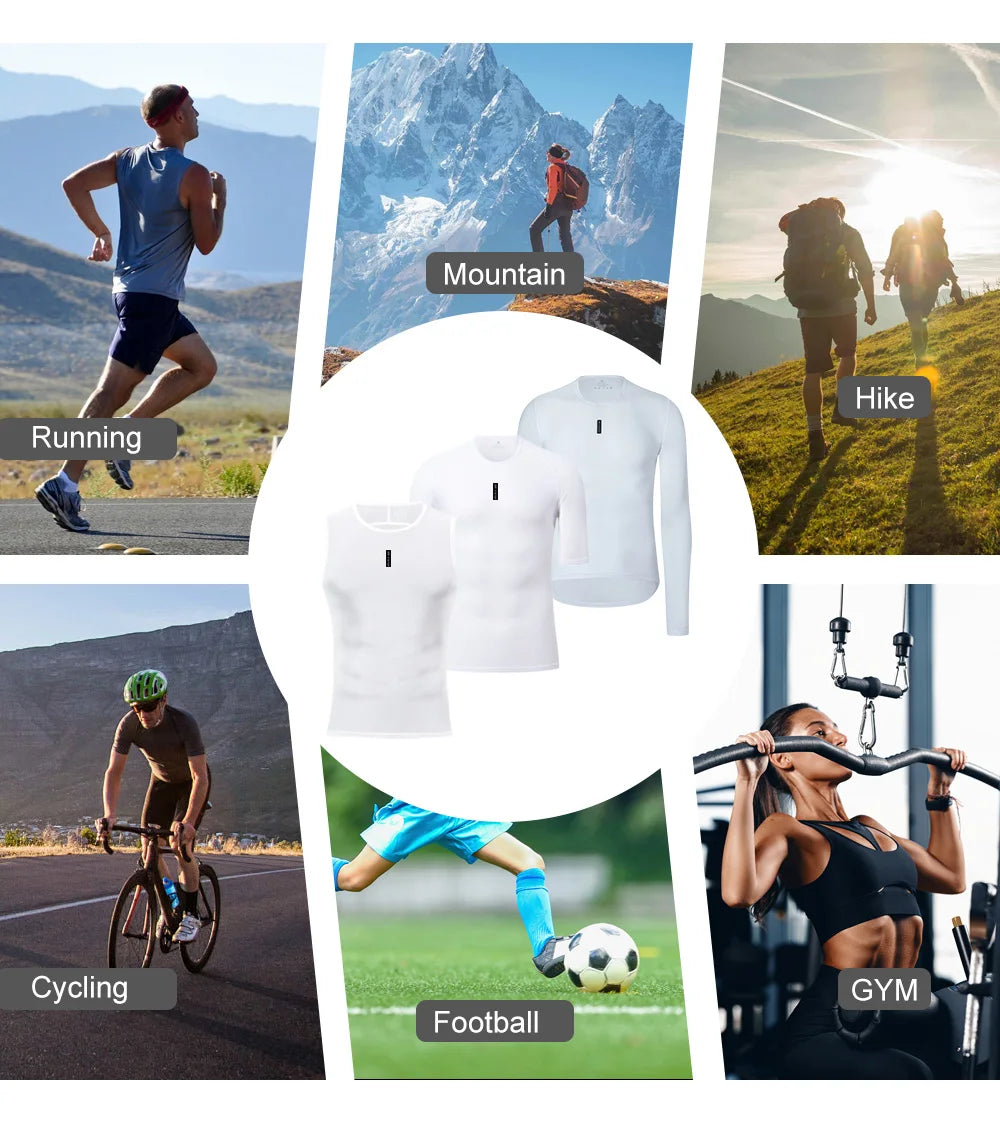 Mesh Cycling Base Layer – Breathable Quick-Dry Undershirt for Road Bike Sports