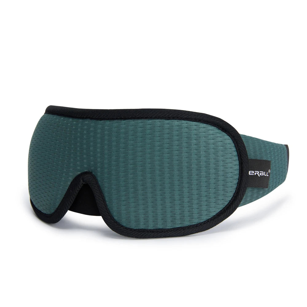 Soft 3D Contoured Eye Mask – Breathable Light Blocking for Travel Sleeping
