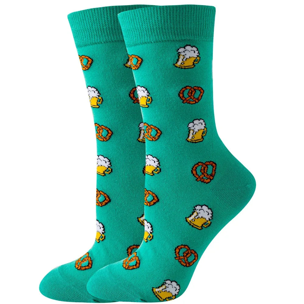 Colorful Cartoon Animal Crew Socks – Fun Harajuku Apparel for Men and Women
