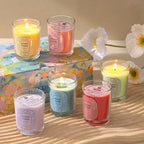 Scented Soy Wax Votive Candles – Multi-Color Home Decor and Gift Sets