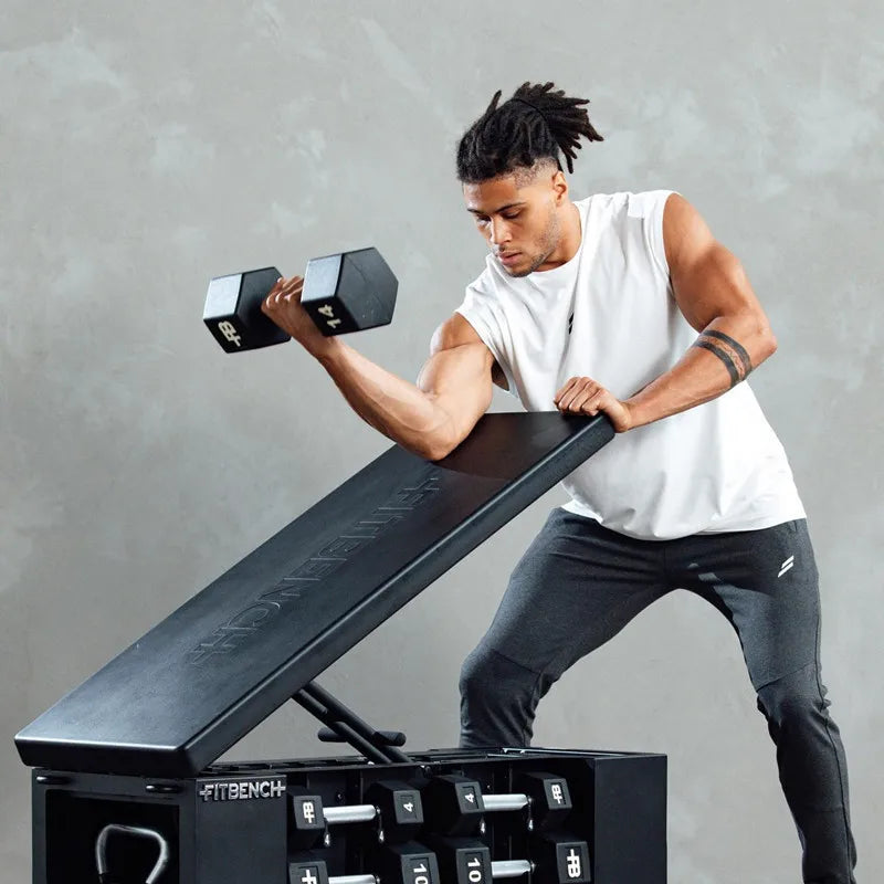 Mens Sleeveless Sports Tank – Quick-Dry Breathable Vest for Gym Training