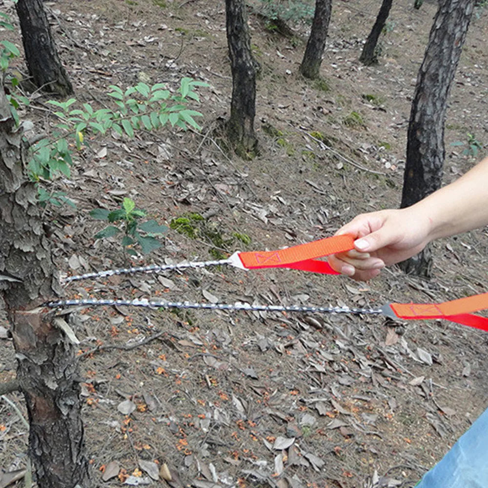 Portable Wire Saw – 11-Teeth Hand Chain Saw for Outdoor Mountaineering