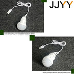 Portable LED USB Lantern – Dimmable Hanging Bulb for Camping and Hiking