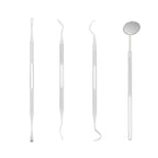 Stainless Steel Dental Tool Set – Professional Exam Kit for Oral Hygiene